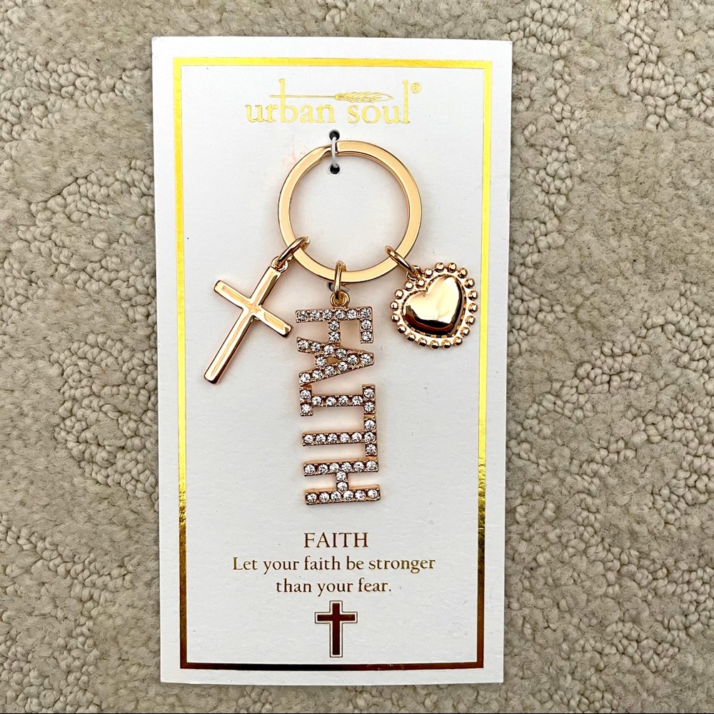 Faith Keychain Urban Soul